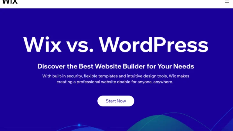 Wix ou WordPress