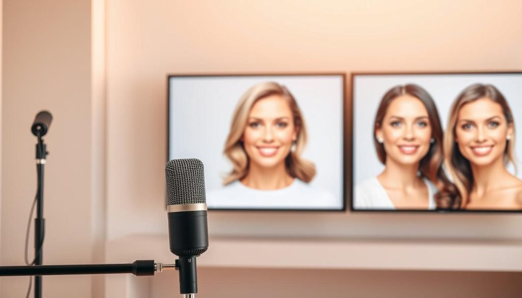 exemples voix féminine AI