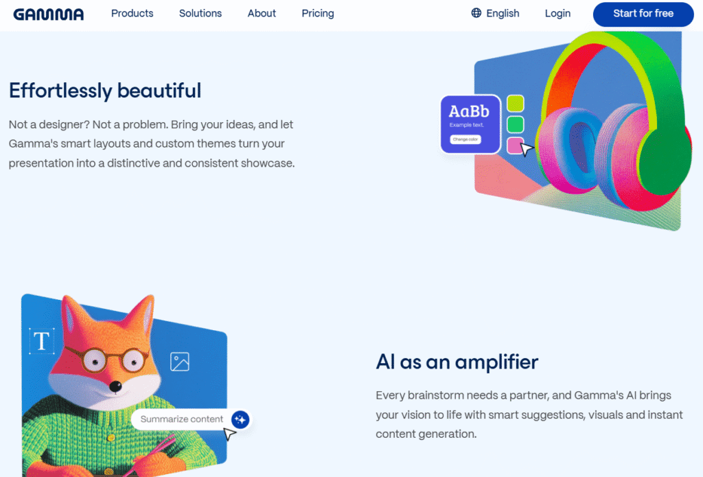 Gamma IA Presentation O Et Comment Acc der L outil