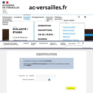 IA 78 Webmail Accédez à la Webmail ac-versailles