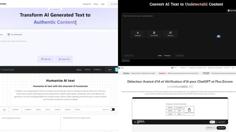 Meilleurs Outils Humaniseur de Texte IA pour 2025
