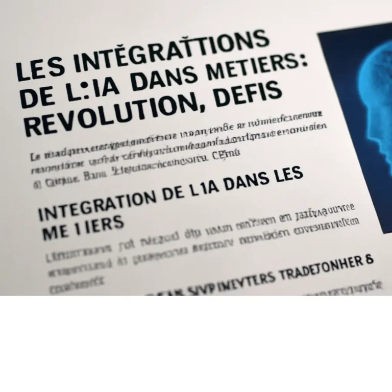 les integration de l'ia dans les metier