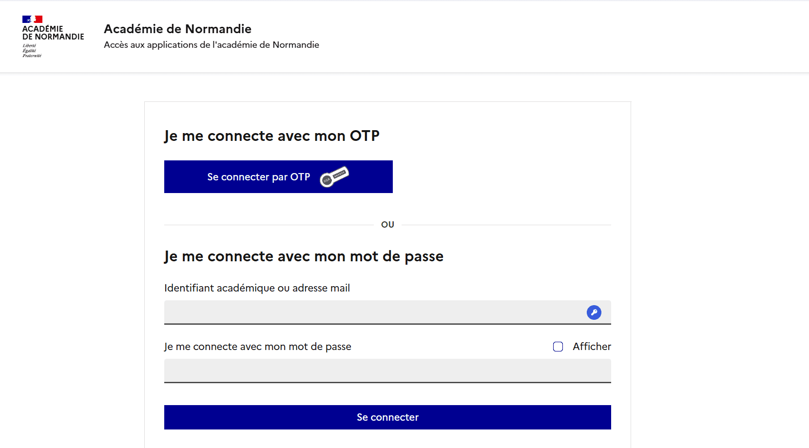 mail académique normandie