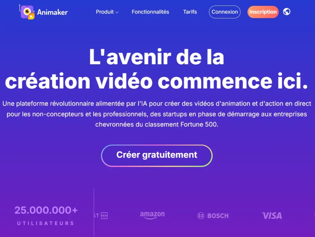 Création de vidéo à partir d'images avec Animaker