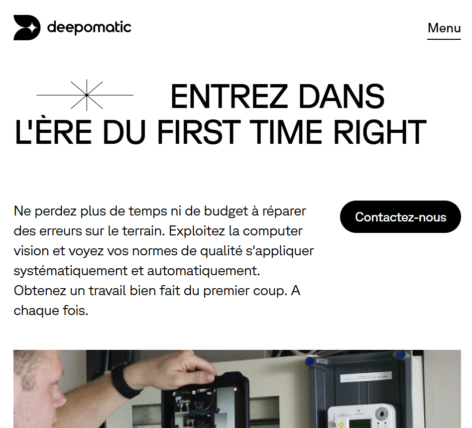 Solution de vision par ordinateur pour l'industrie
