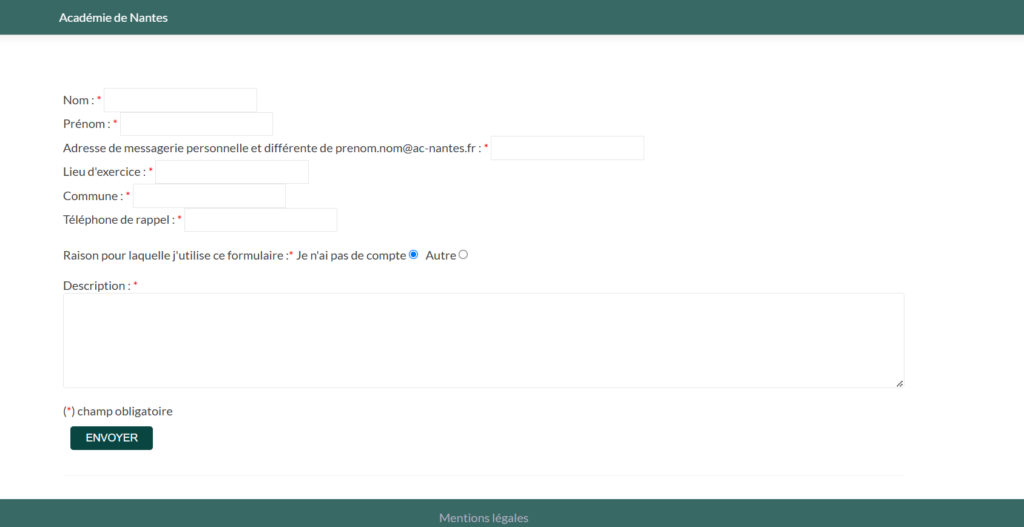formulaire de contact pour email ia 44 webmail