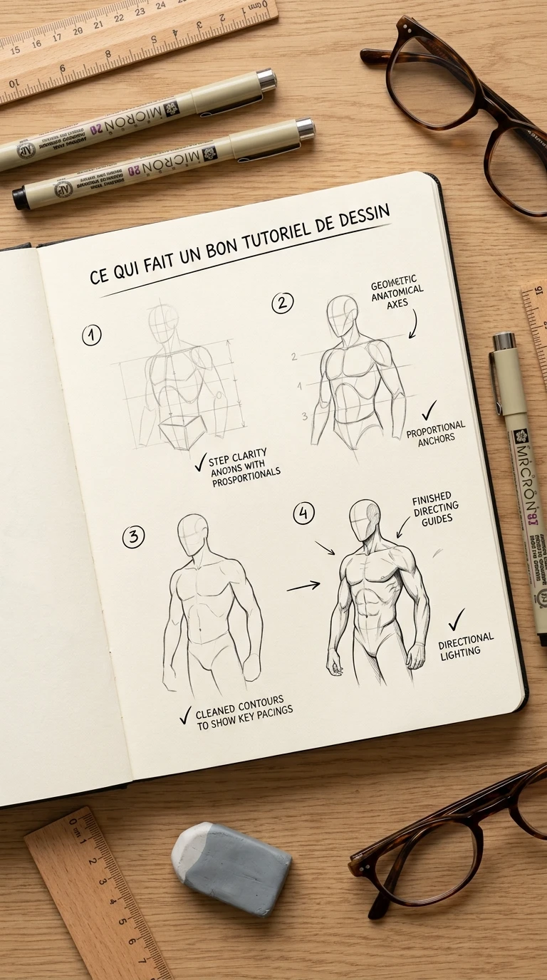 Ce qui fait un bon tutoriel de dessin