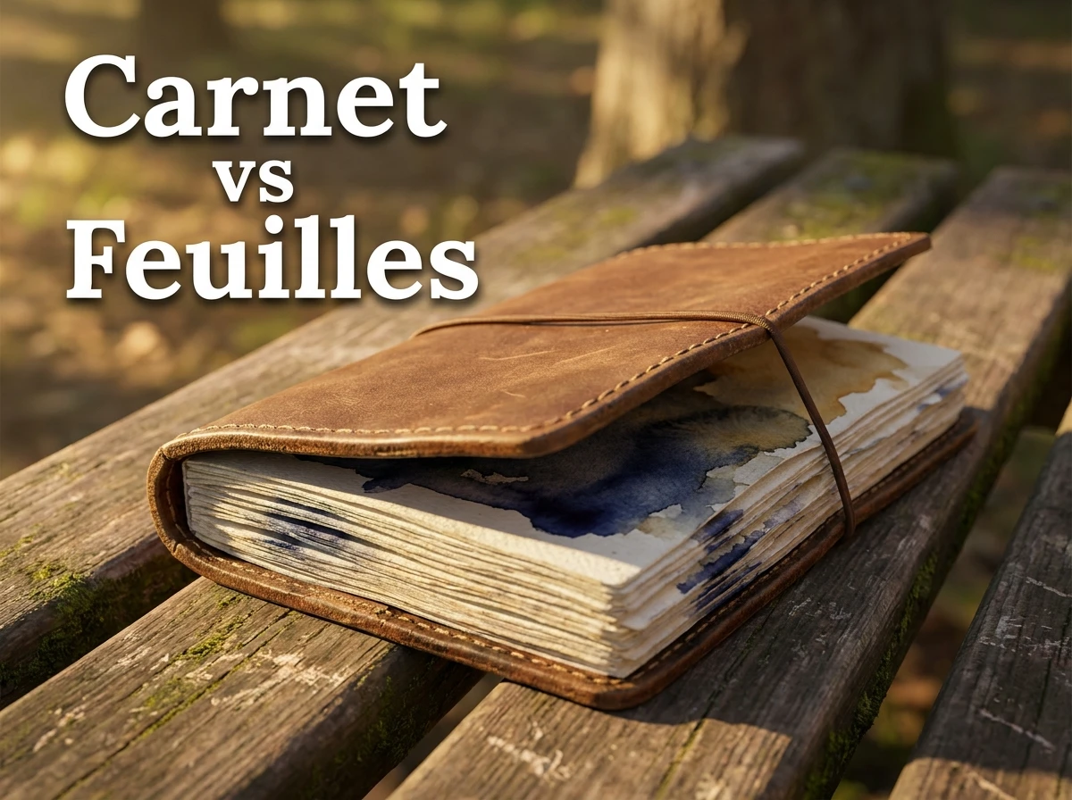 Choisir un carnet plutôt que des feuilles à tendre