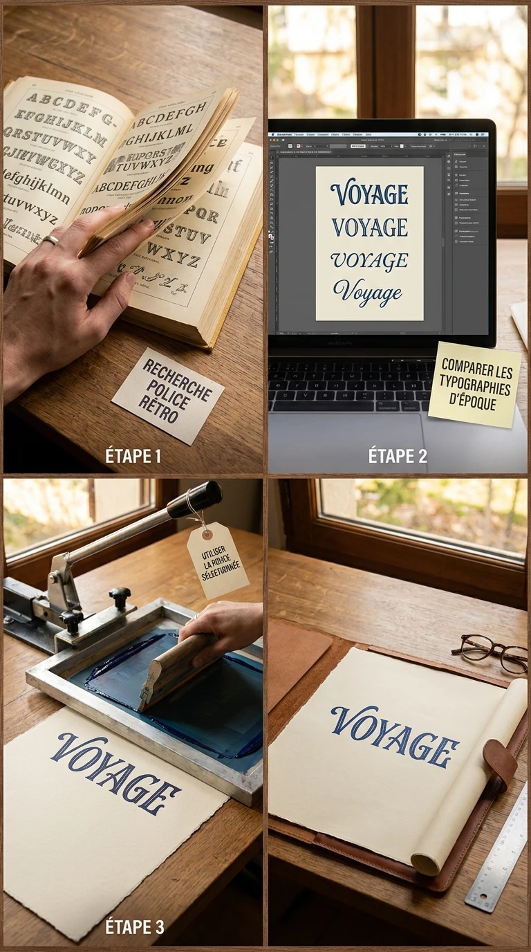 Choisir une typographie d'époque
