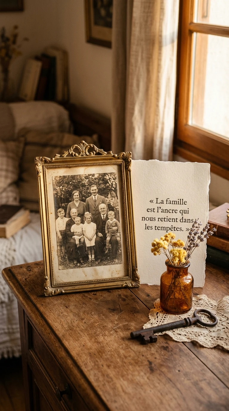 Citations touchantes sur la famille et les racines