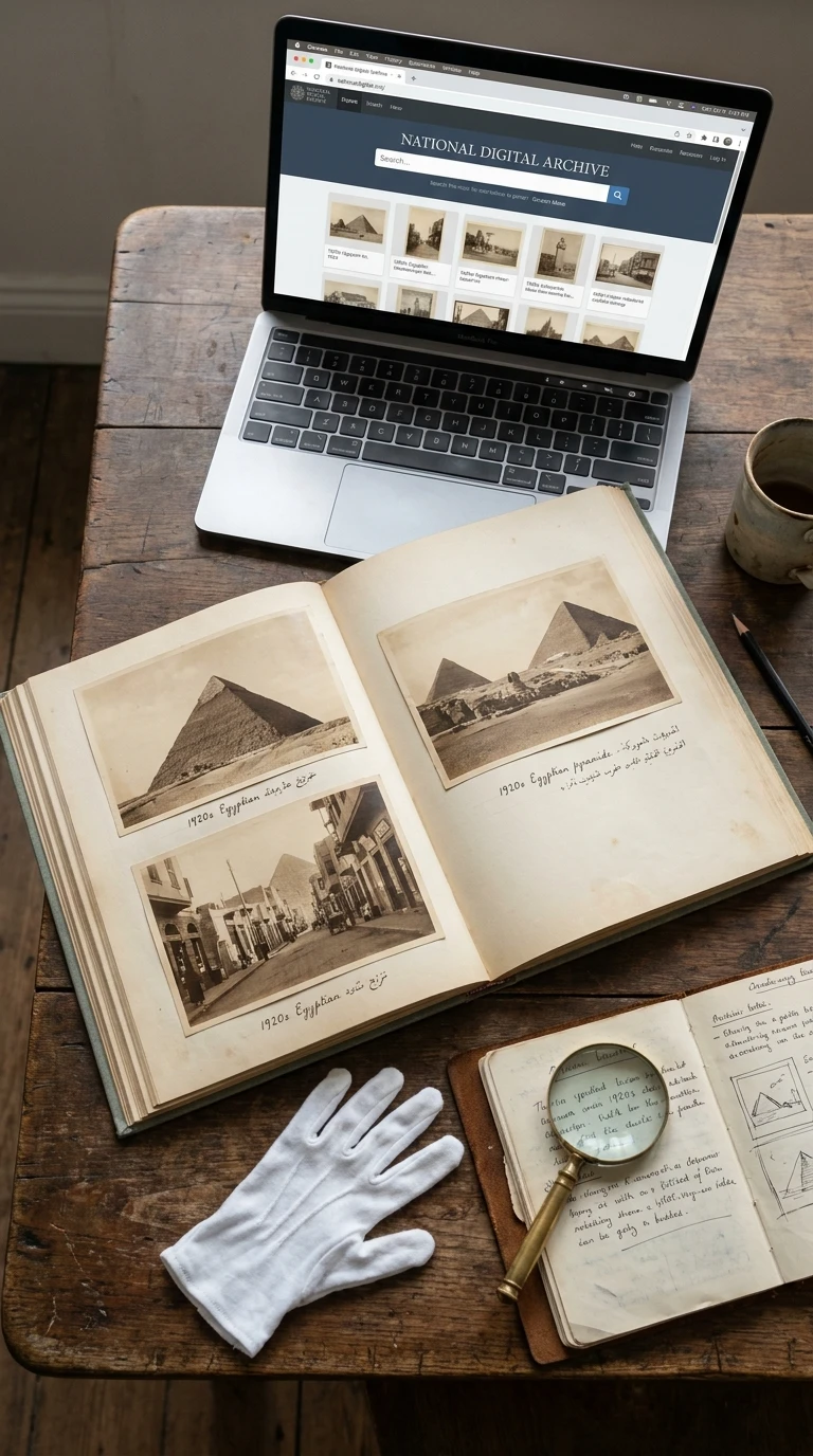 Consulter les archives photographiques libres de droits d'une bibliothèque nationale