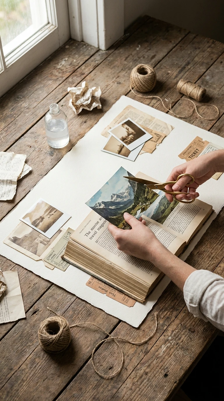 Créer un moodboard papier plutôt que numérique