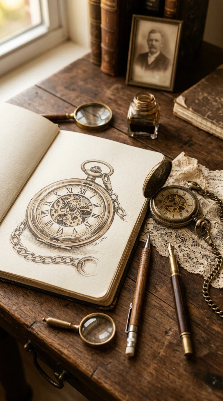 Dessine un objet qui appartenait à un grand-parent