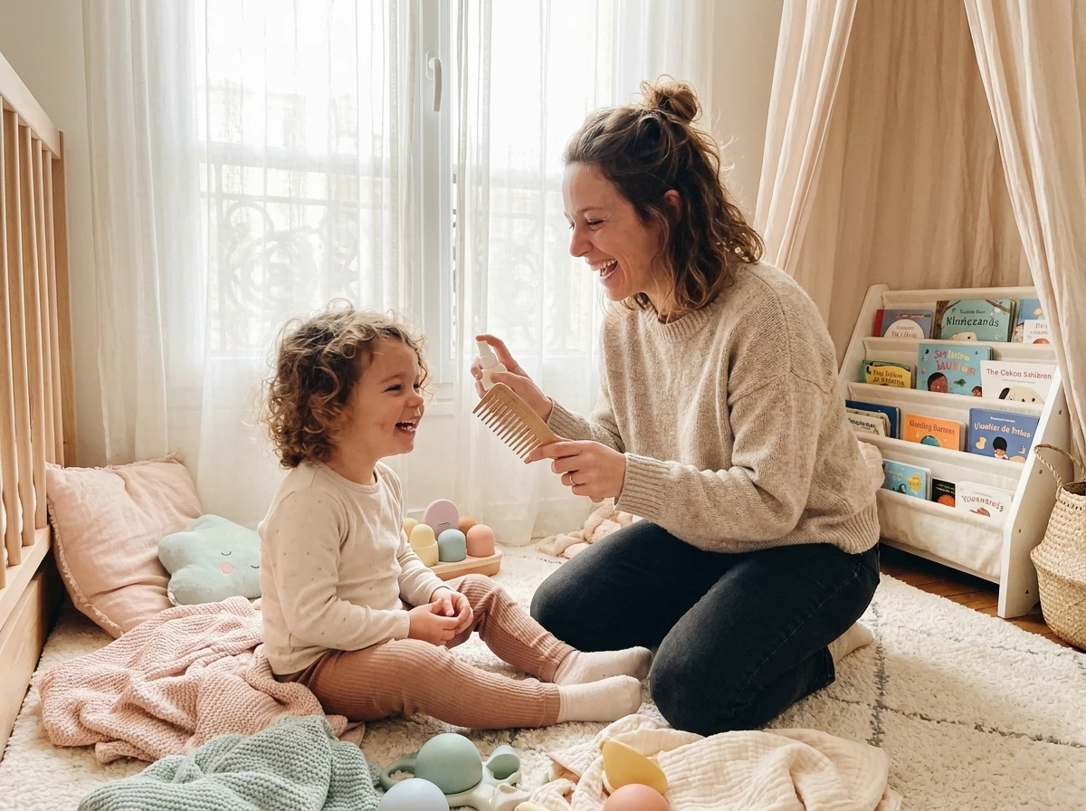 Et si l'enfant a très peur du démêlage