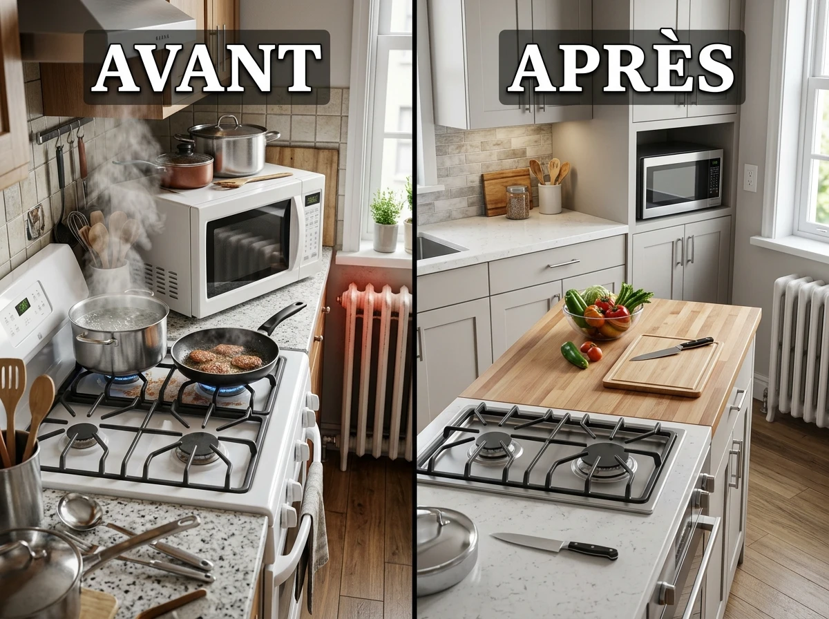 Étape 4 : écarter les emplacements à proximité d'une source de chaleur
