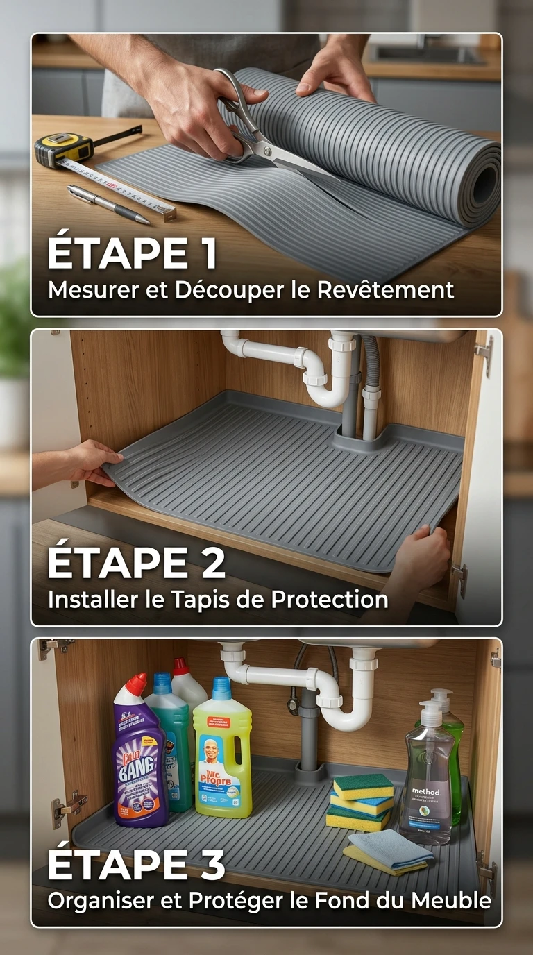 Étape 4 : protéger le fond du meuble