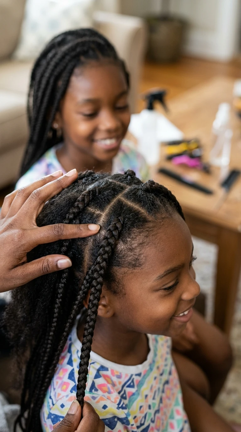 Étape : Vérifier la tension à chaque tresse