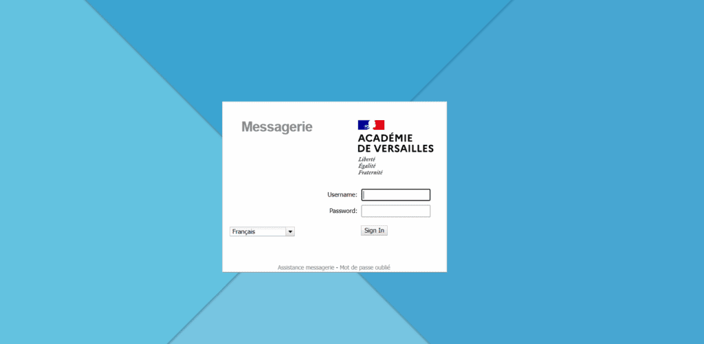 identifiant et mot de passe provisoire webmail