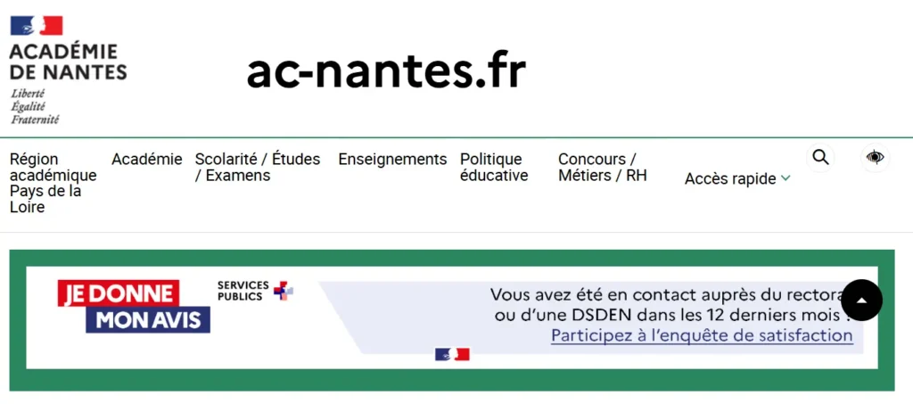 l'Académie de Nantes