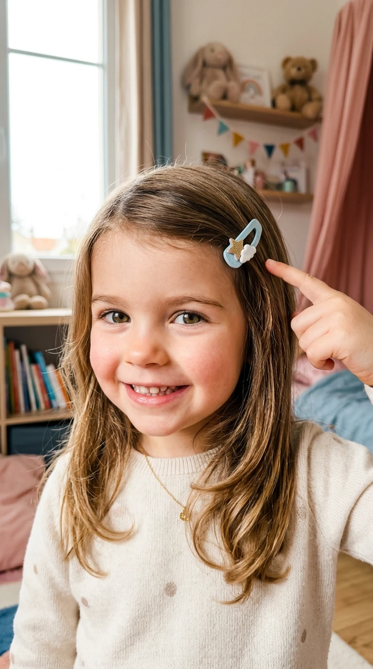 La barrette choisie par l'enfant