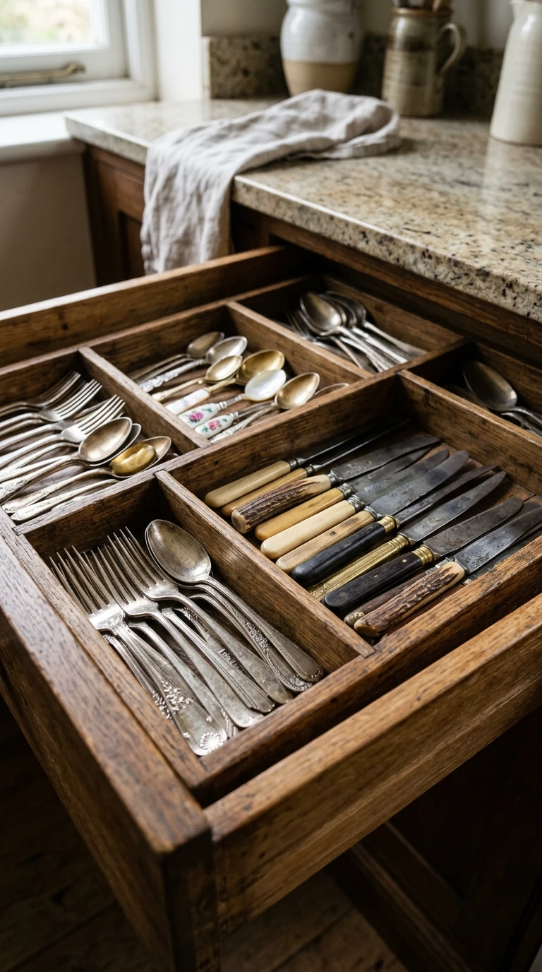 La boîte de tri pour couverts dépareillés