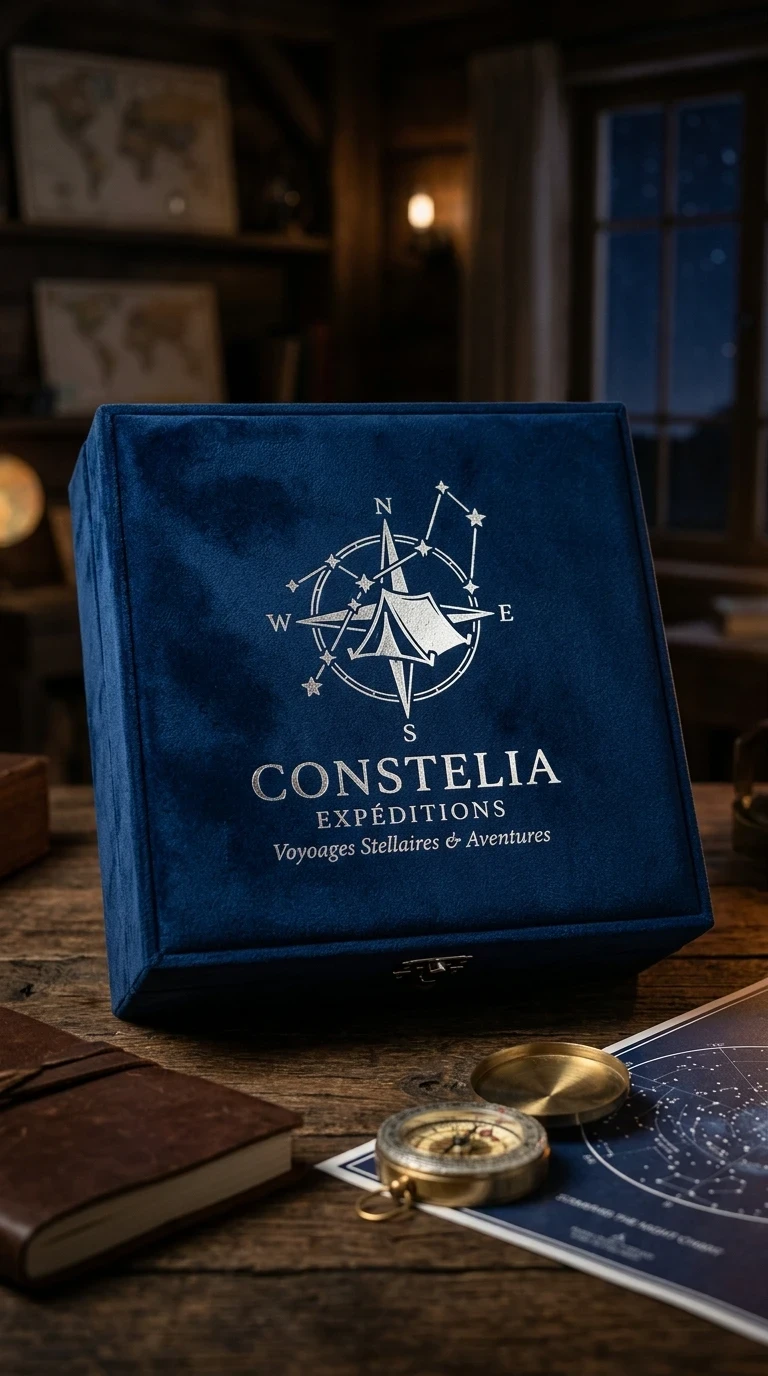 La constellation reliée par des lignes