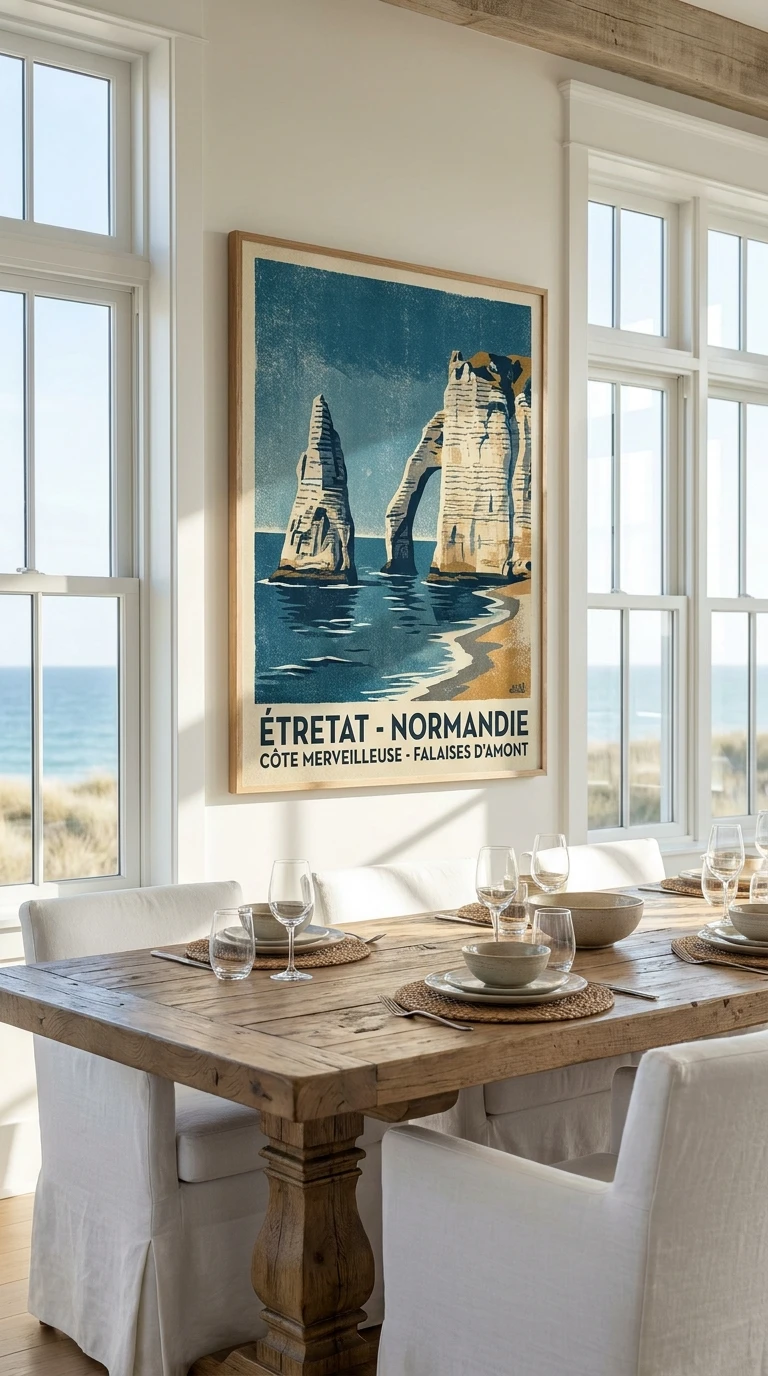 La côte normande et ses falaises