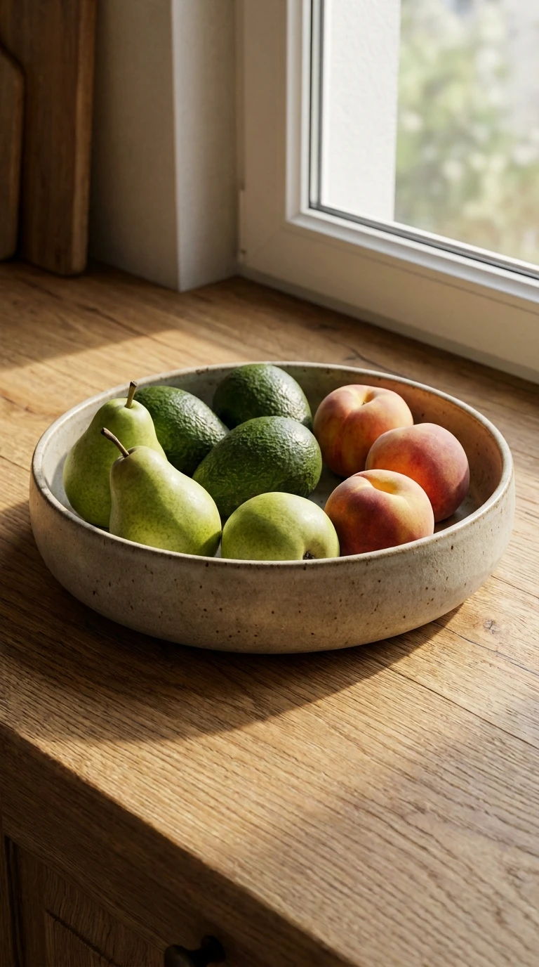 La coupelle basse pour fruits à mûrir