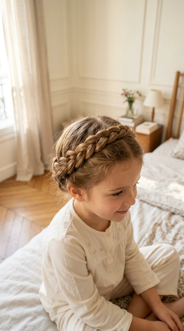 La couronne de tresses simple