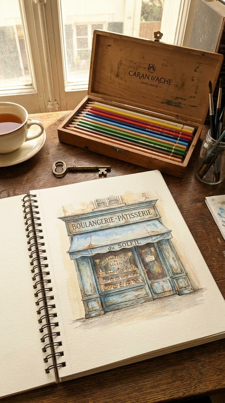 La devanture de boutique ancienne