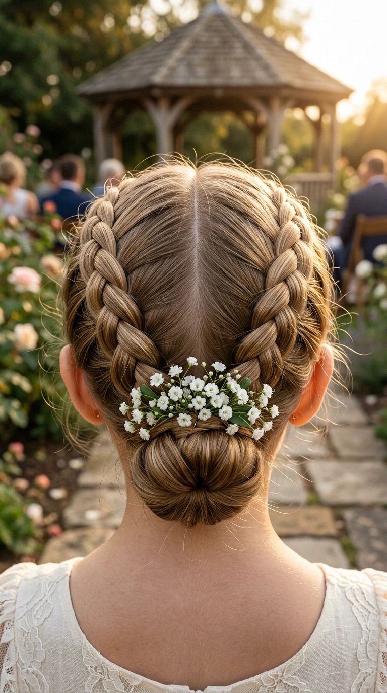 La double tresse hollandaise en chignon