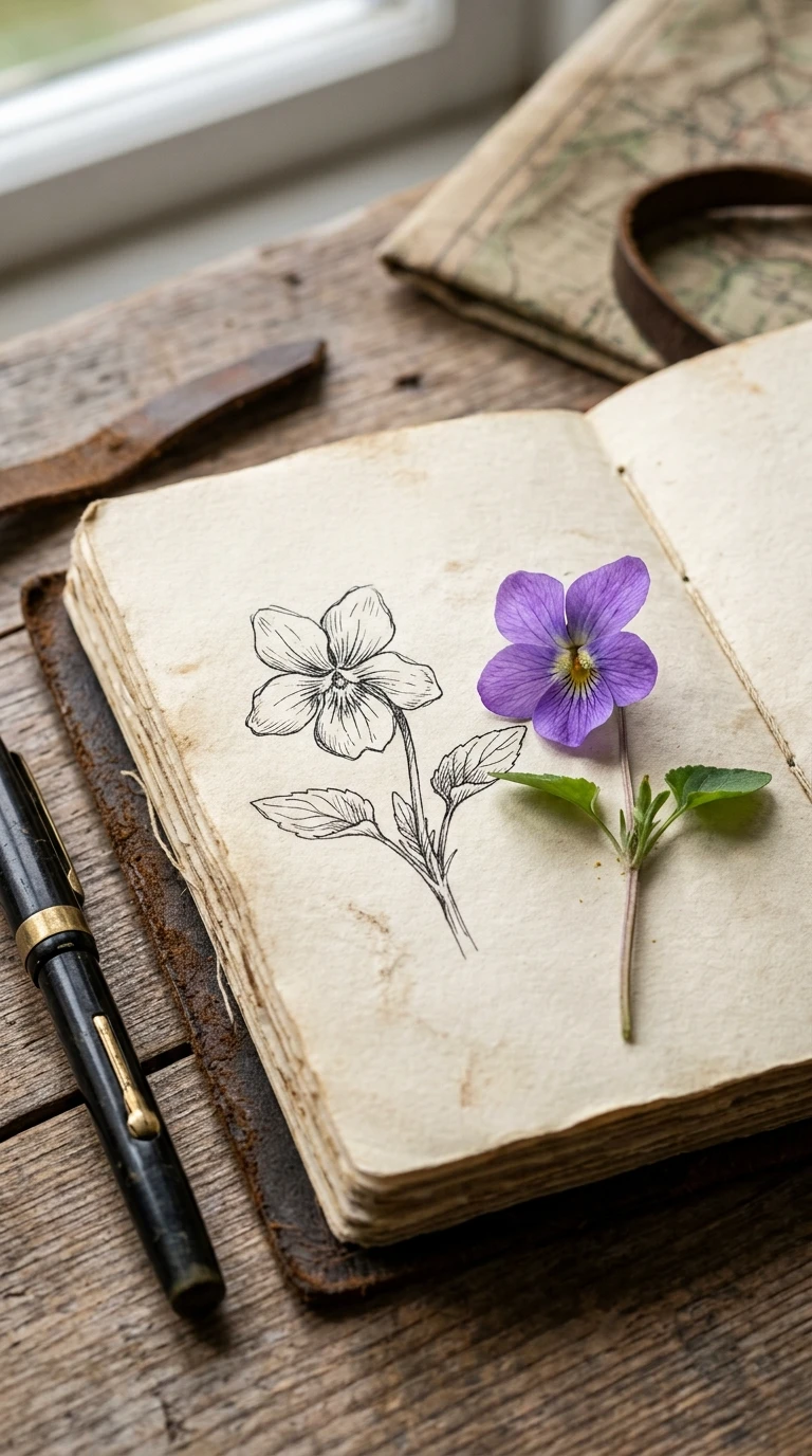 La fleur ou la plante trouvée sur le trajet