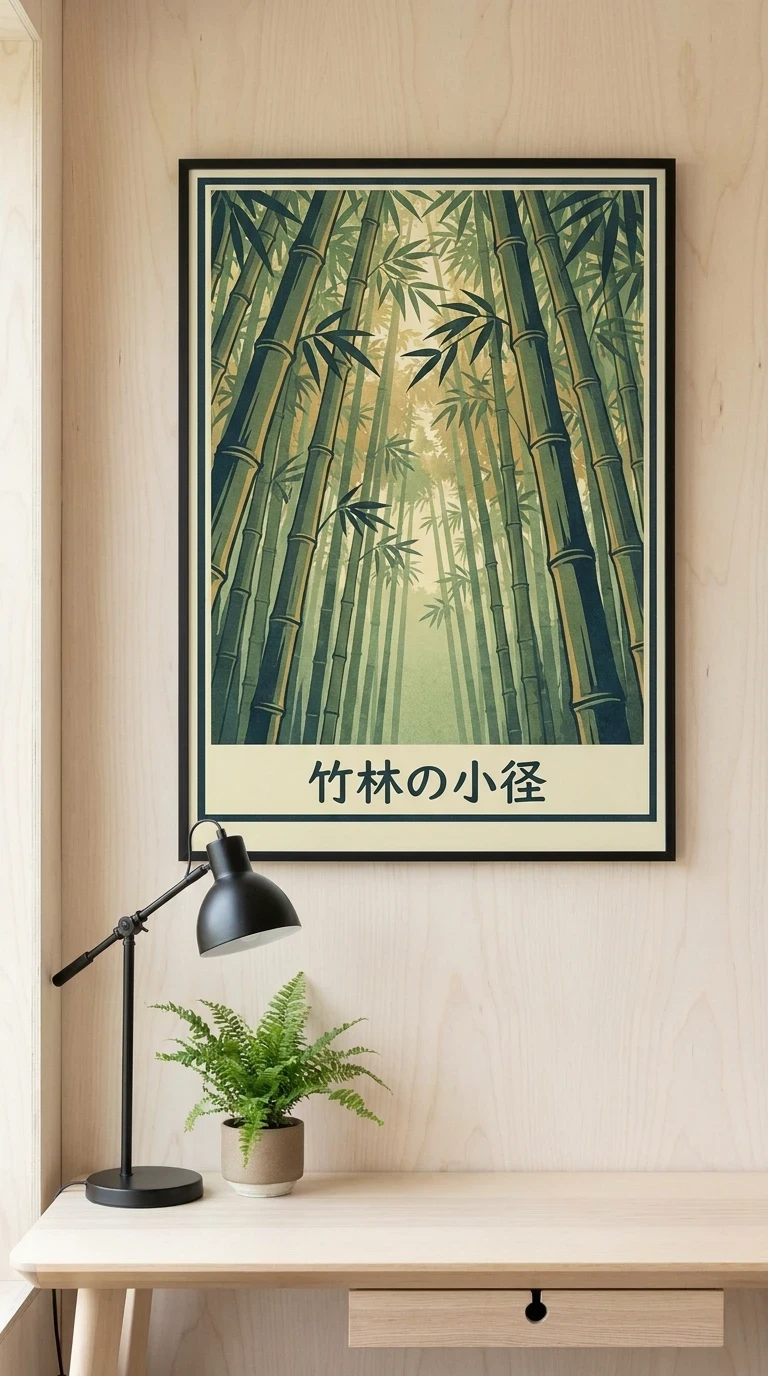 La forêt de bambous dense