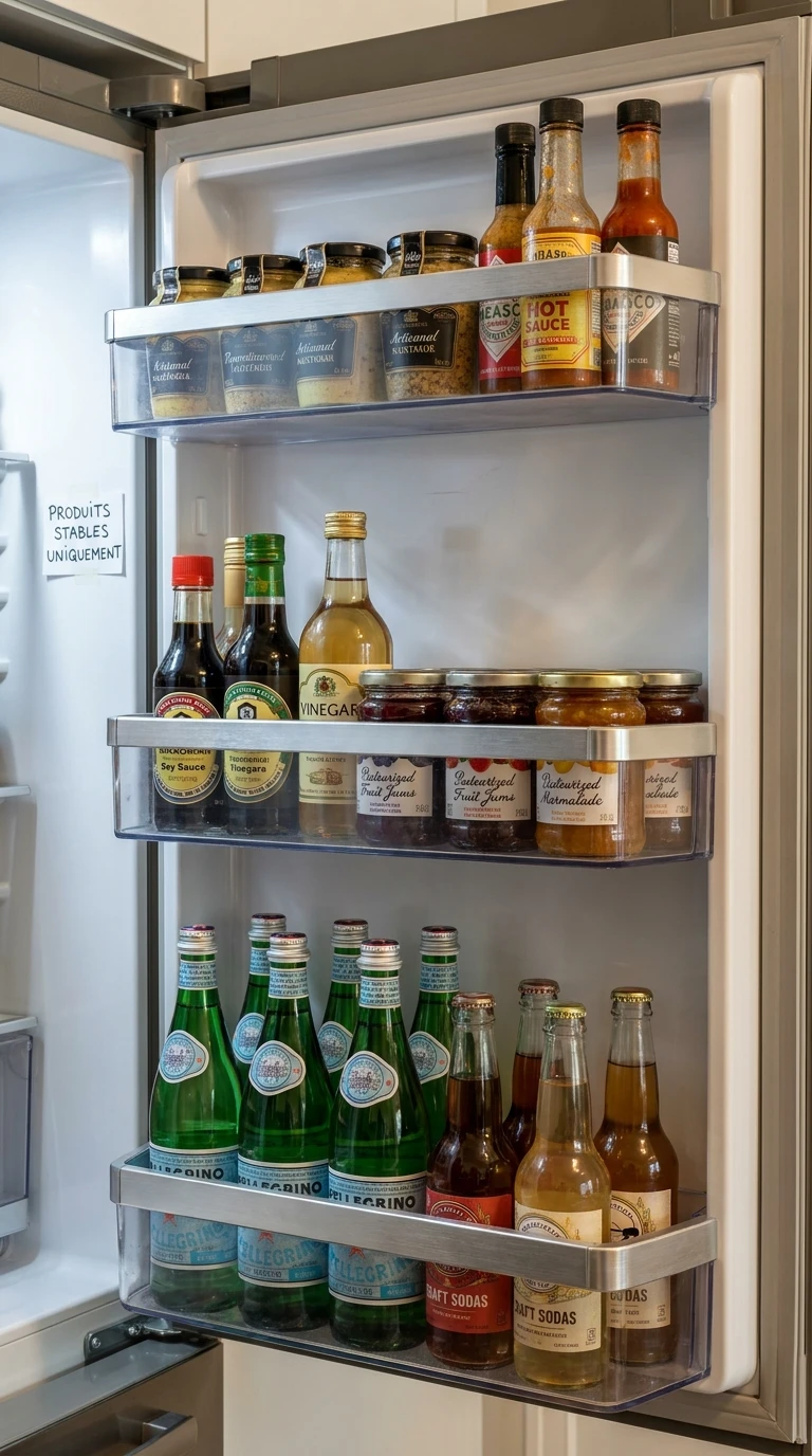 La porte réservée aux produits stables