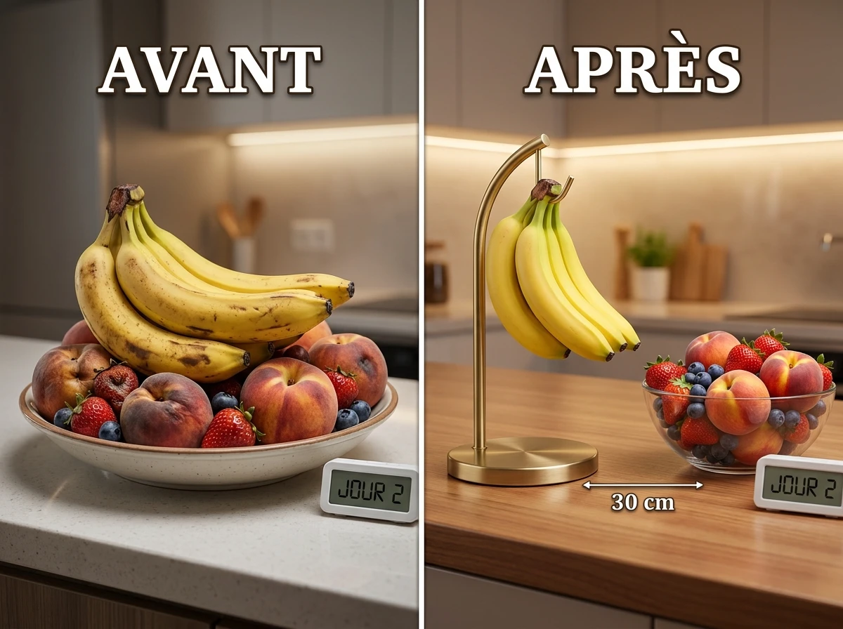 La séparation stricte bananes et autres fruits