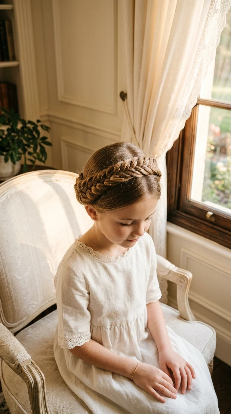 La tresse en couronne