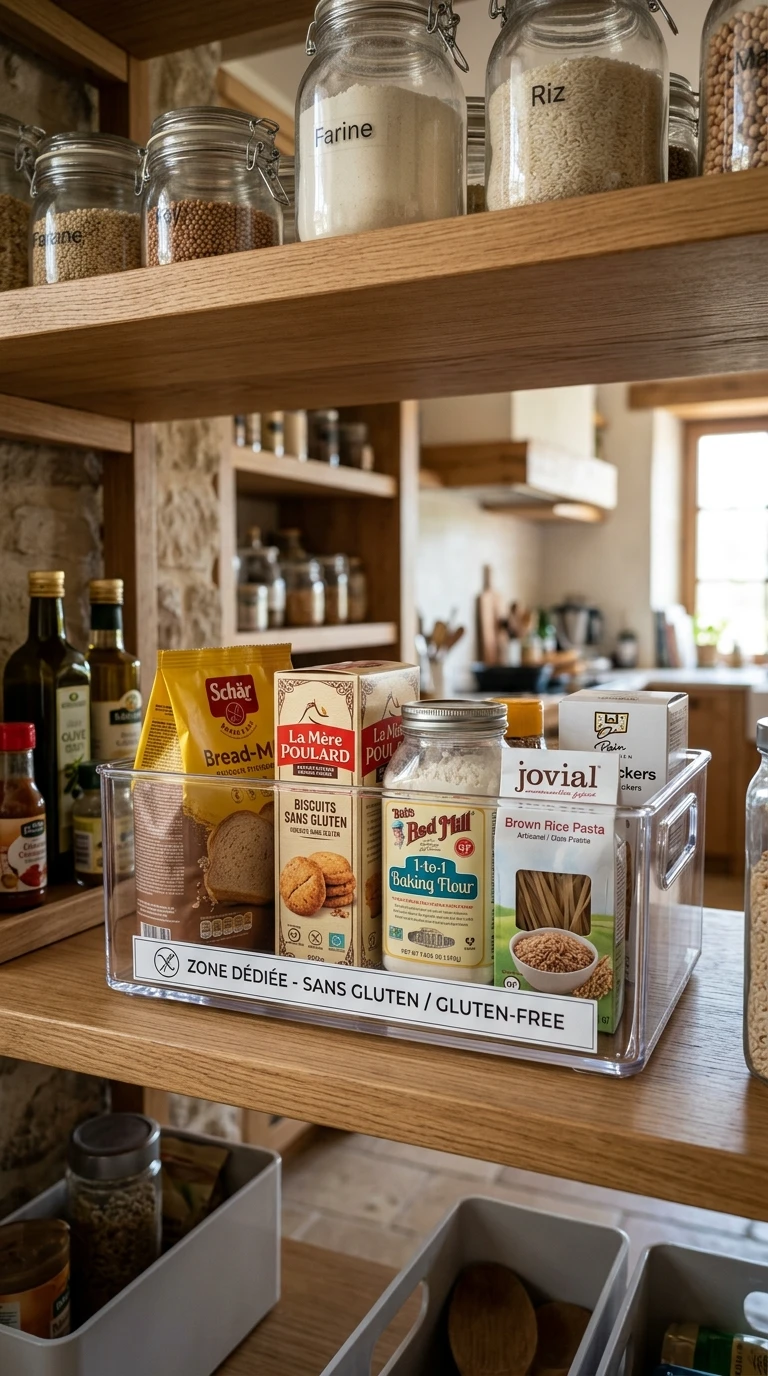 La zone dédiée aux produits allergènes