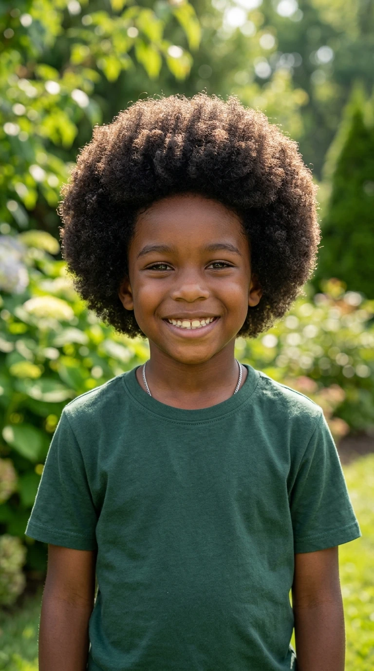L'afro naturel entretenu