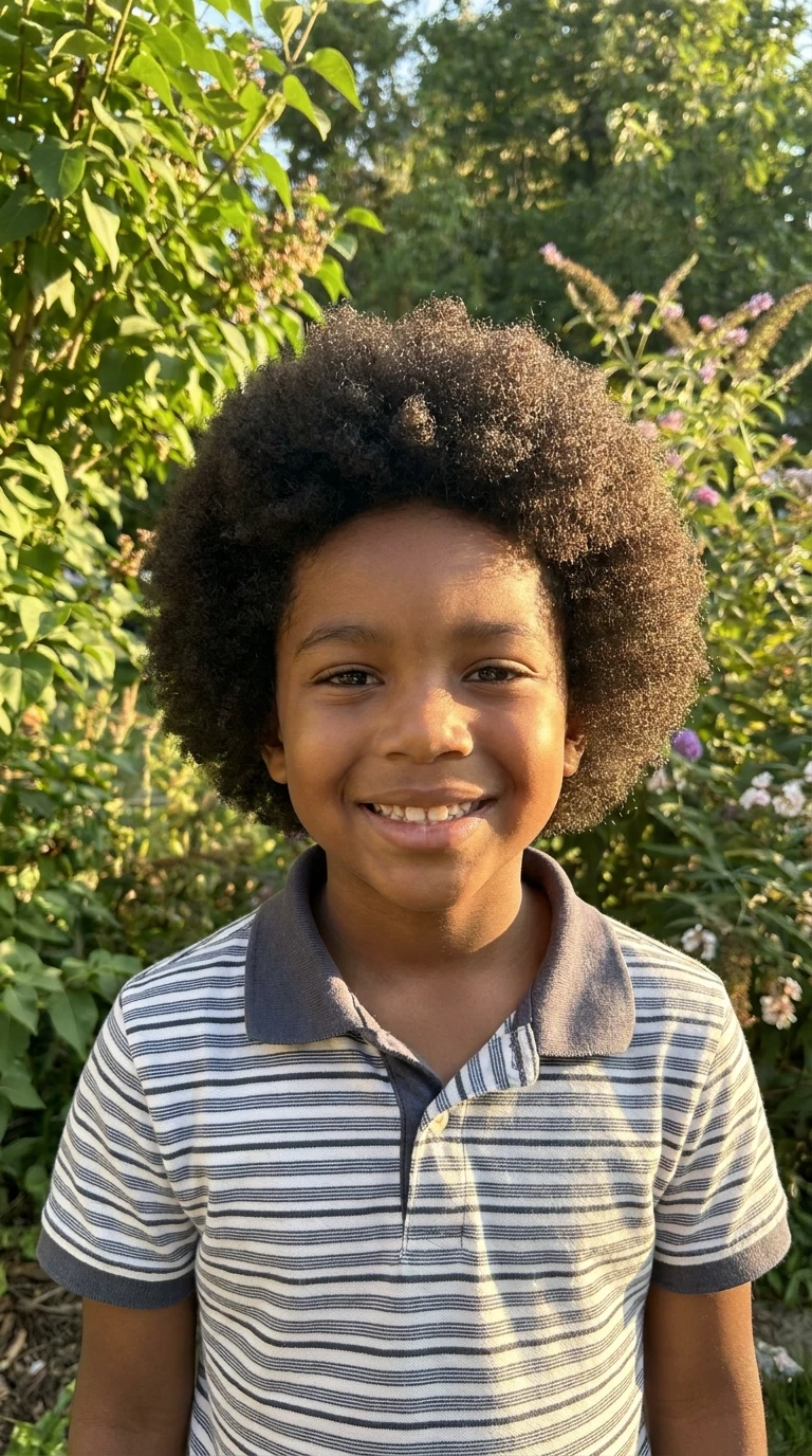 L'afro naturel entretenu