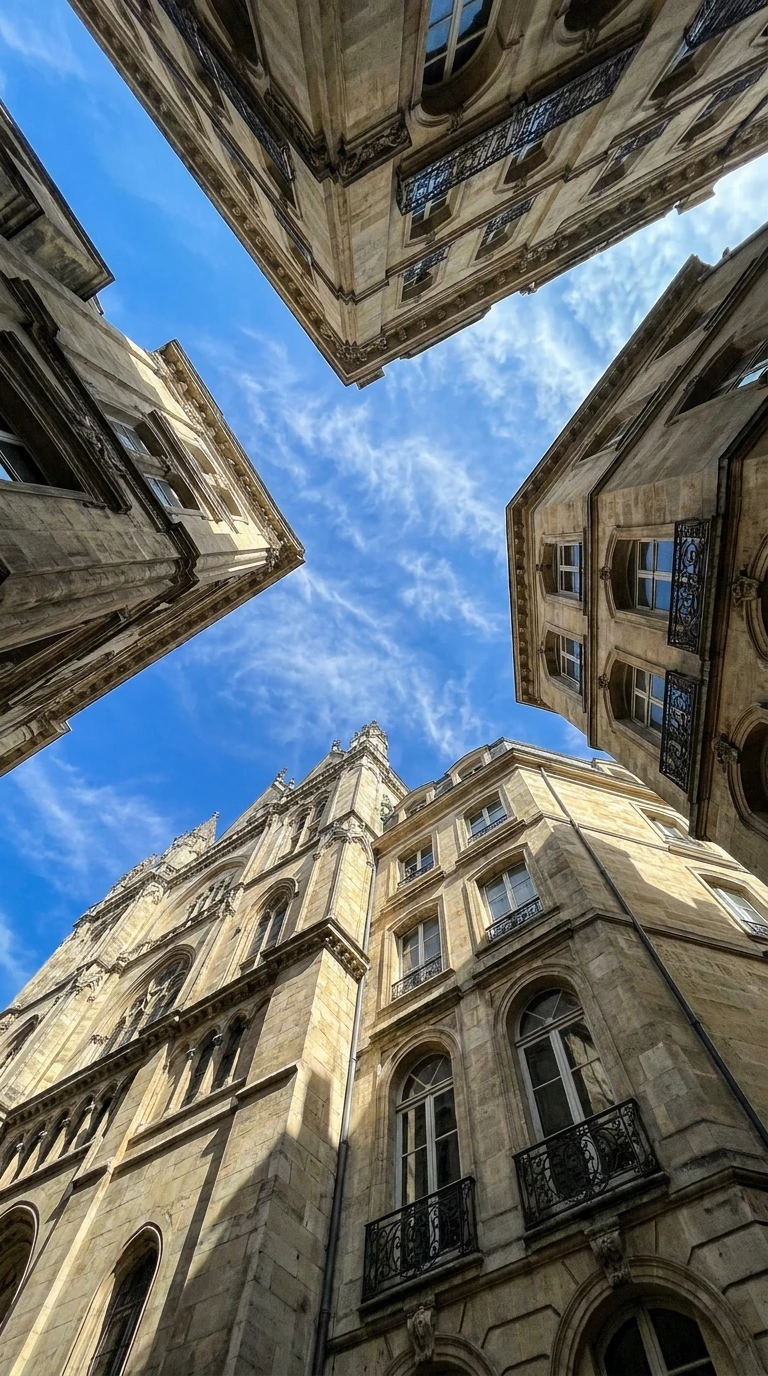 L'architecture vue en contre-plongée