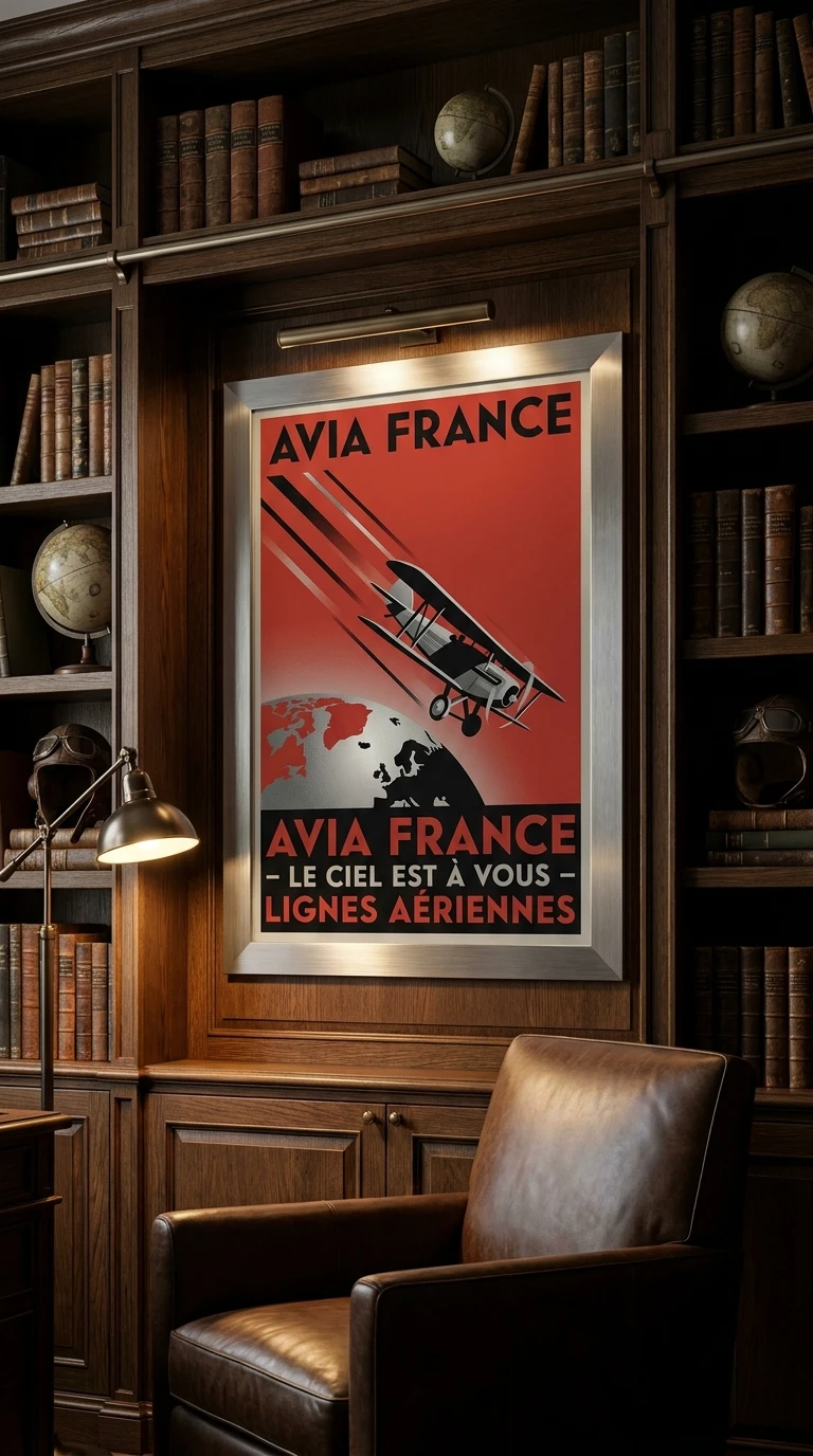 L'avion à hélice en piqué