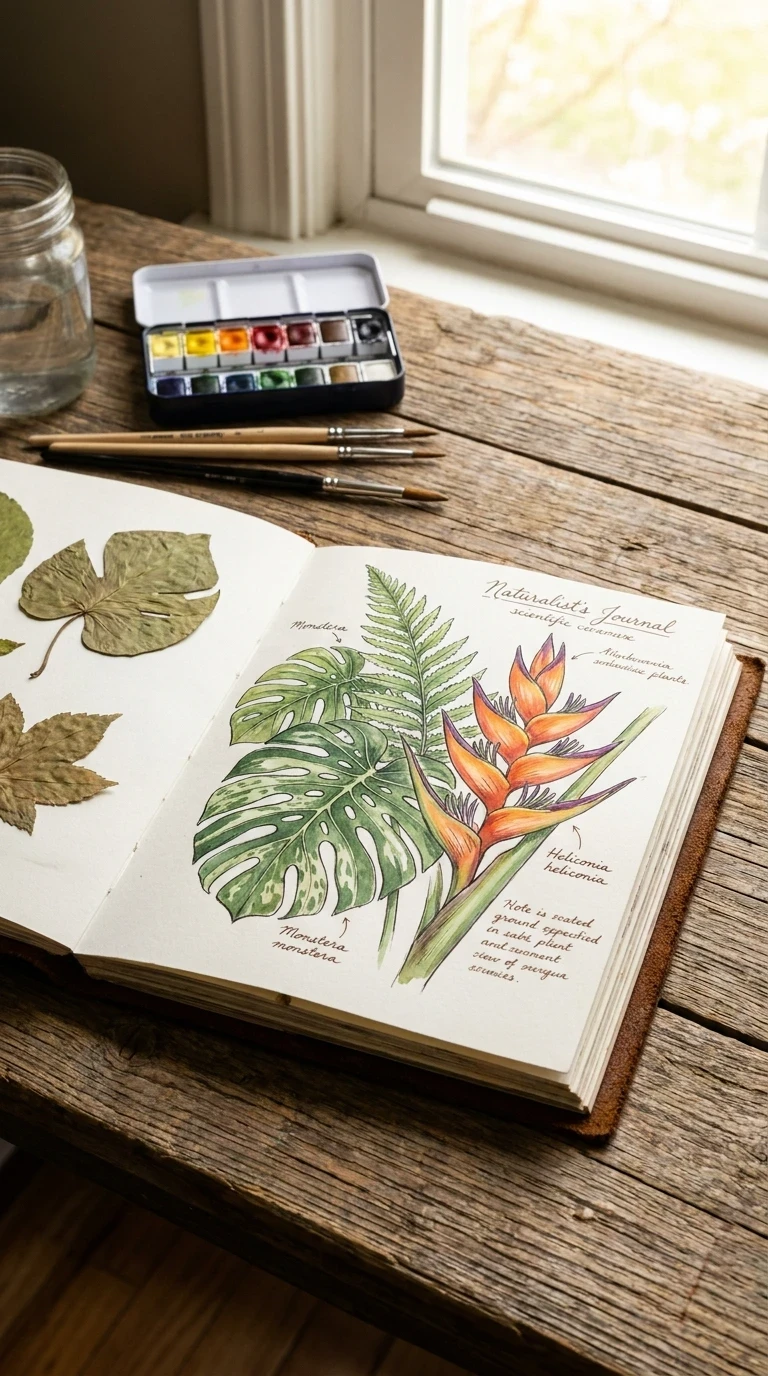 Le carnet naturaliste et botanique