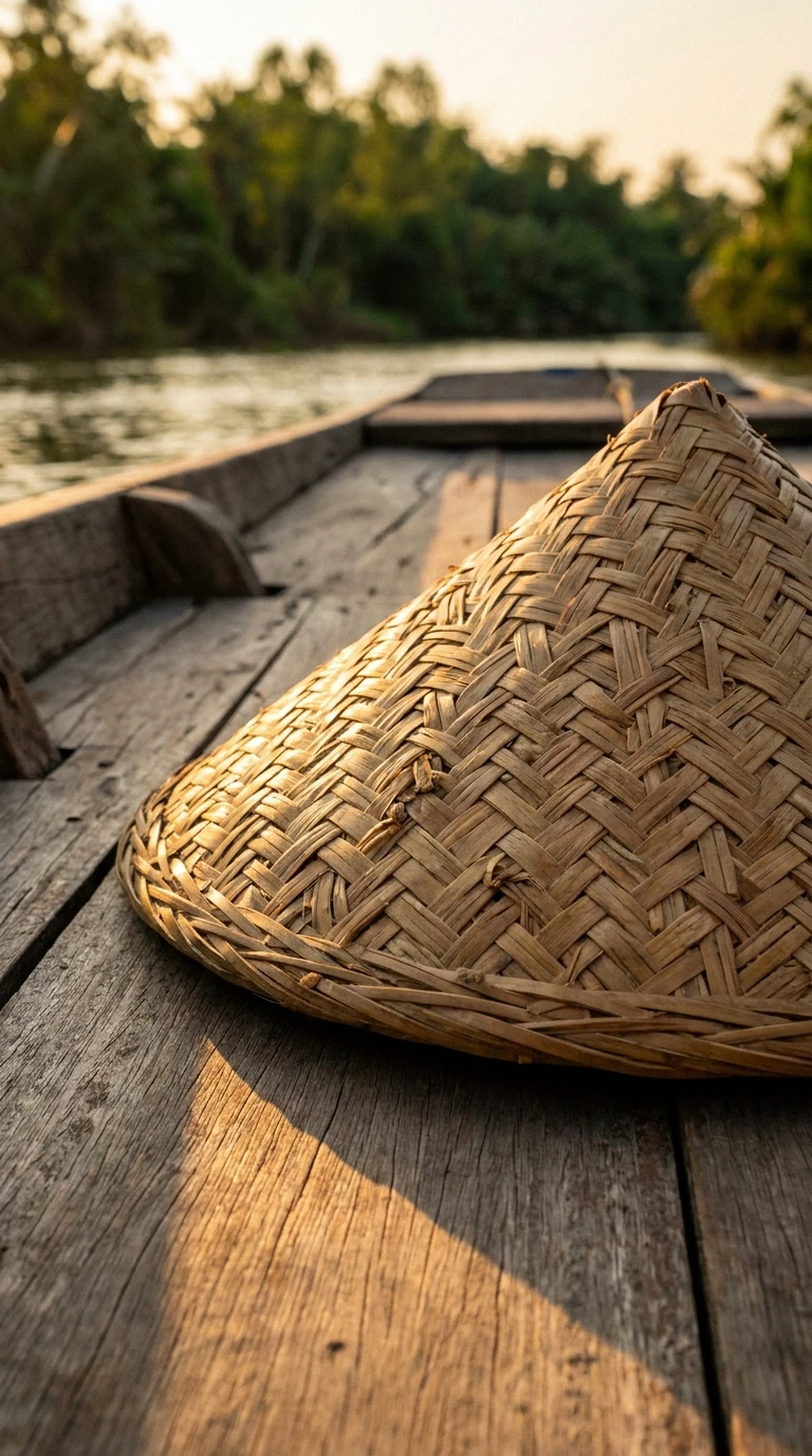 Le chapeau conique croisé en Asie du Sud-Est
