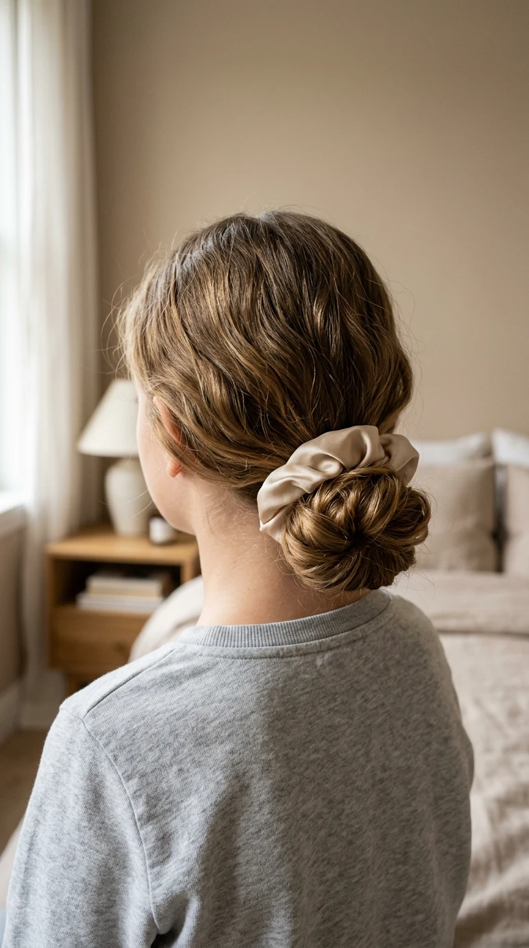 Le chignon bas rapide