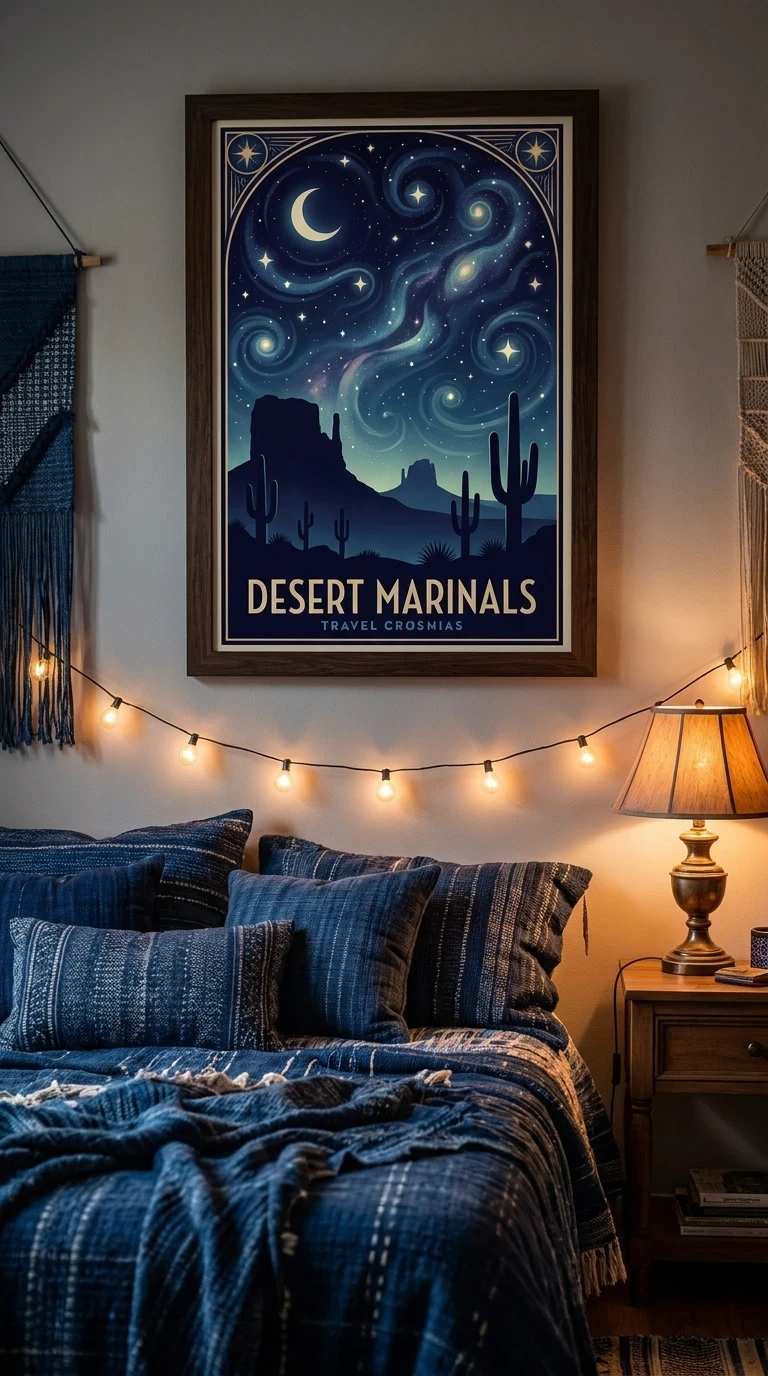 Le ciel étoilé au-dessus du désert