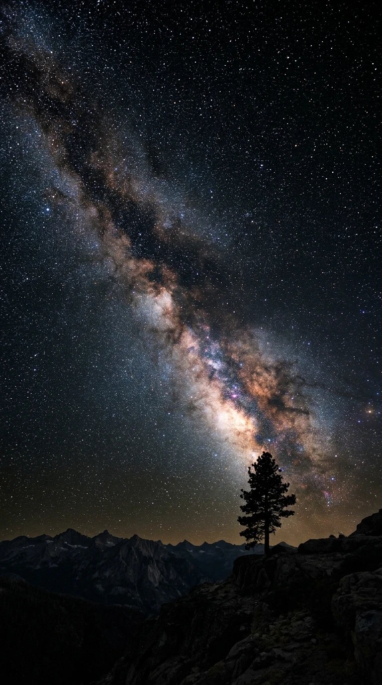 Le ciel étoilé loin de toute ville