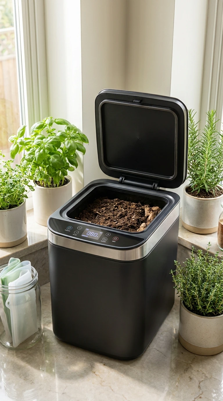 Le composteur de cuisine pour les biodéchets