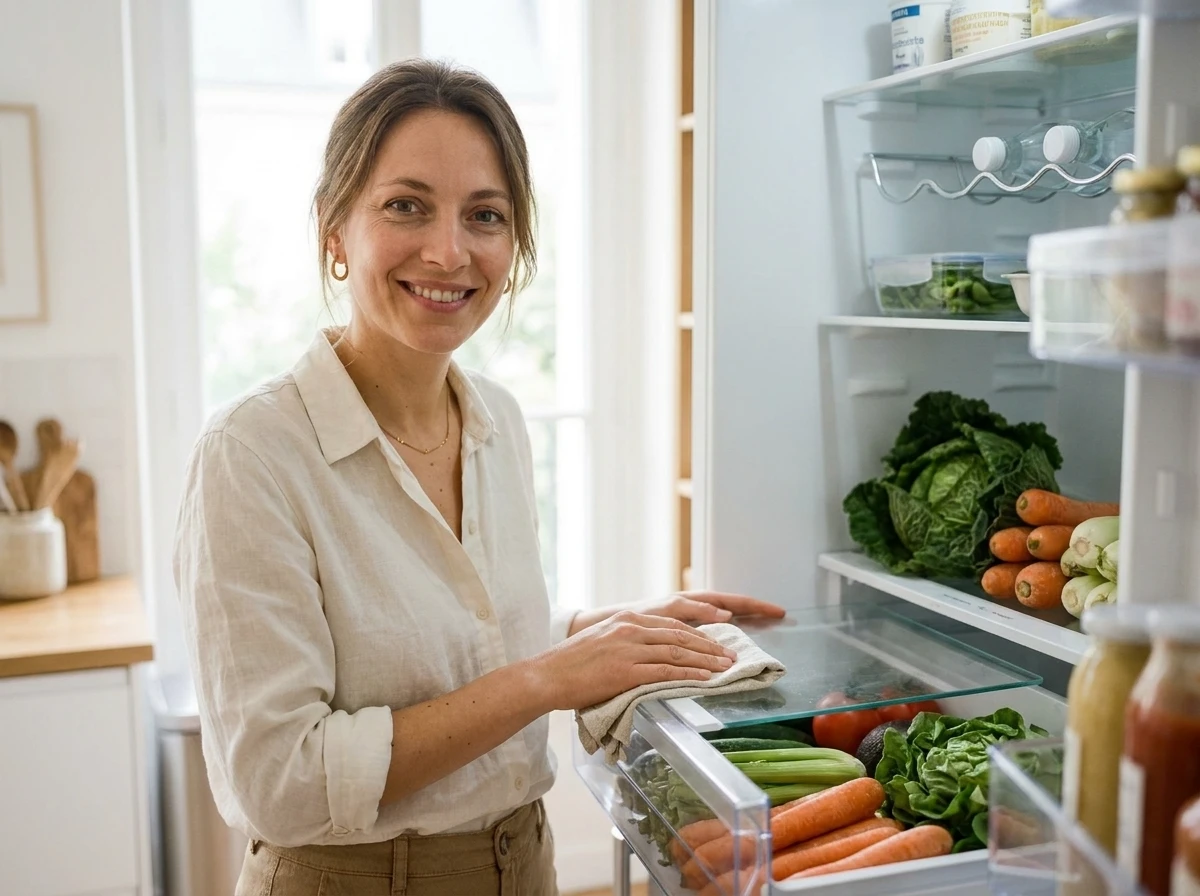 Le contrôle hebdomadaire du bac à légumes