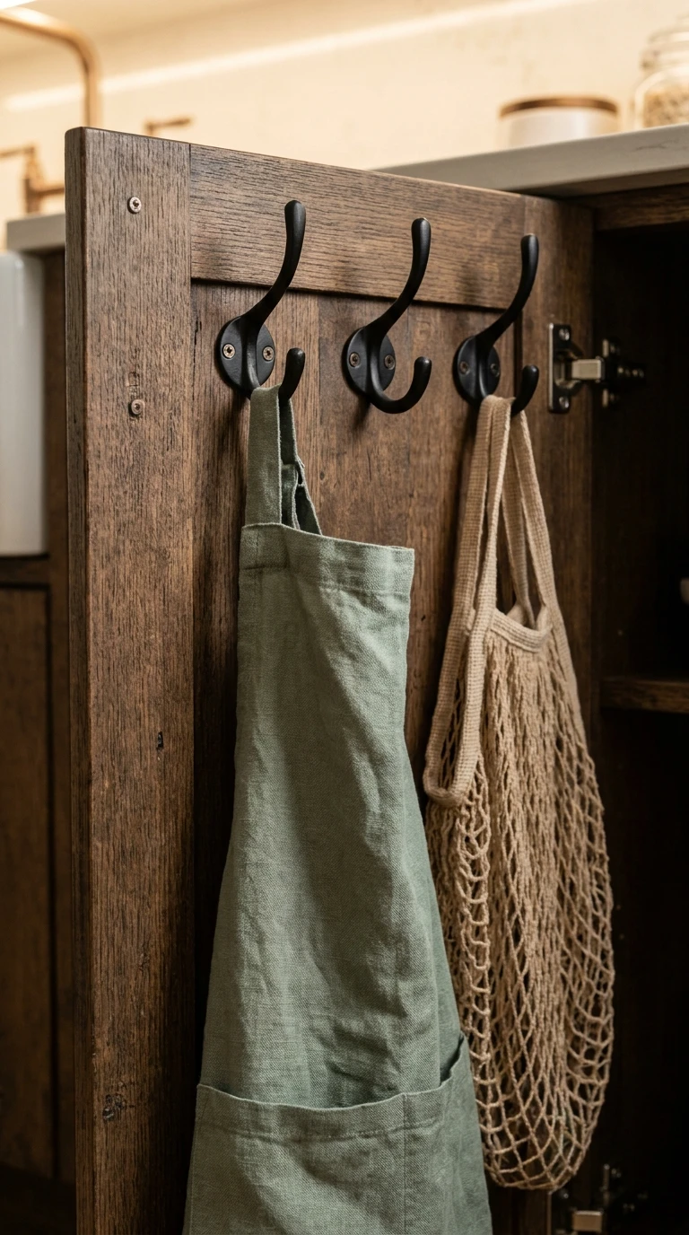 Le crochet intérieur pour sacs et tabliers