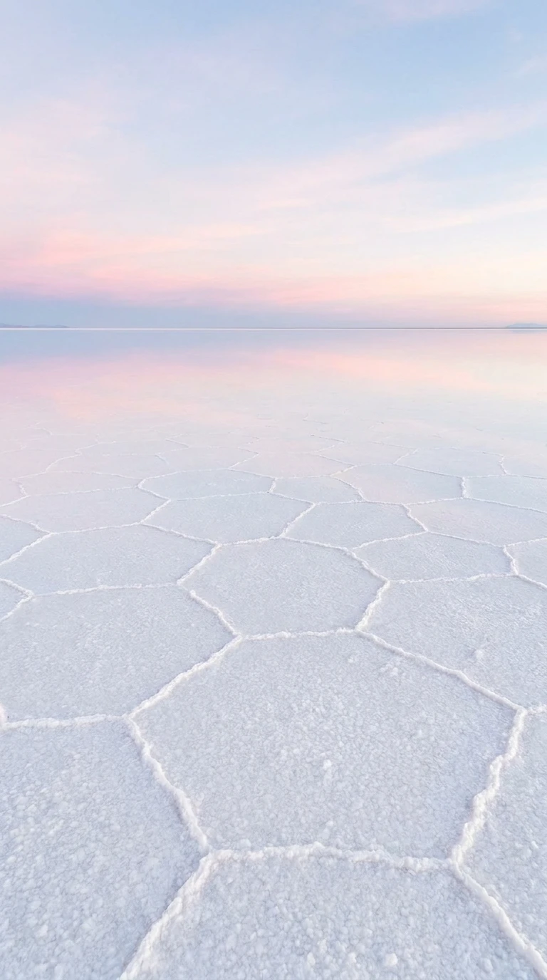 Le désert de sel et son horizon infini